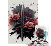 Rompecabezas para Adultos de 1000 Piezas Daga Antigua Juego práctico y adictivo para Cultivar la Paciencia Regalos de Amigo Invisible Ideal para Pasar el Tiempo en casa Durante Las Vacaciones