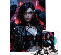 Rompecabezas para Adultos de 1000 Piezas Dark Crow Queen Juego práctico Juguete Intelectual Regalo para Mujeres y Hombres Alivia el estrés (tamaño 50x75cm)