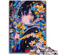 Rompecabezas para Adultos de 1000 Piezas de Anime japonés para niñas Mayores de 14 años, Juego práctico, 50x75cm