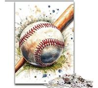 Rompecabezas para Adultos de 1000 Piezas,de béisbol,difícil de Resolver,Que Ayuda a ejercitar el Cerebro Juguetes adictivos para Cultivar la Paciencia y fomentar la interacción Entre Padres e Hijos