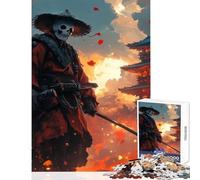 Rompecabezas para Adultos de 1000 Piezas de Crimson Ronin Juguetes de decoración para el hogar Grandes Regalos y Juguetes Juegos relajantes Actividades Divertidas en casa tamaño 38x52cm