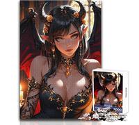 Rompecabezas para Adultos de 1000 Piezas, de Demon Girl, para Aprender, Juegos educativos y relajantes, Regalo de Amigo Secreto (tamaño 38x52cm)