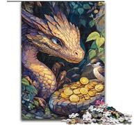 Rompecabezas para Adultos de 1000 Piezas de Dragón y Gorrión, para Mayores de 14 años Cada Pieza es única Juego Divertido y desafiante para Toda la Familia Un Buen Regalo (tamaño 26x38cm)