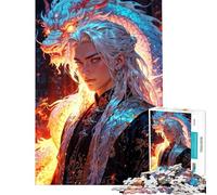 Rompecabezas para Adultos de 1000 Piezas de El Príncipe Dragón Rompecabezas para Adolescentes Juegos relajantes Divertidos y con Humor Regalos de cumpleaños y únicos (Tamaño 38x26cm)