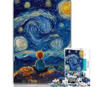 Rompecabezas para Adultos de 1000 Piezas de El Principito del Cielo Nocturno Un Juego desafiante y Divertido para Toda la Familia Cada Pieza es única Apto para niños de 14 años y 38x26cm