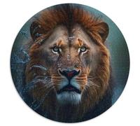 Rompecabezas para Adultos de 1000 Piezas de El Rey de la Jungla, Juego Interactivo Familiar, decoración del hogar DIY, Regalo desafiante y Estimulante (tamaño 67,5 x 67,5 cm)