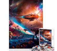Rompecabezas para Adultos de 1000 Piezas de exploración galáctica Juguetes de decoración del hogar Grandes Regalos y Juguetes Juegos relajantes Actividades Divertidas en casa tamaño 50x75cm