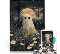 Rompecabezas para adultos de 1000 piezas de Ghost in the Forest Lernspiele DIY Spielzeug Verbessern Sie das Gedächtnis38 x 26 cm