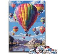 Rompecabezas para Adultos de 1000 Piezas de Globo aerostático, Toda la Familia Tamaño: 50x75cm
