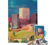 Rompecabezas para Adultos de 1000 Piezas de Guimarães Portugal Rompecabezas para Adultos Juegos relajantes Regalo de cumpleaños cumpleaños y Navidad (tamaño 50x75cm)