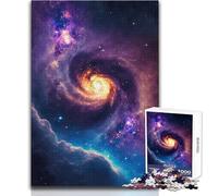 Rompecabezas para Adultos de 1000 Piezas de la Galaxia Andrómeda Diversión Familiar y Juegos nocturnos Regalo Divertido y Divertido Tamaño 38x52cm