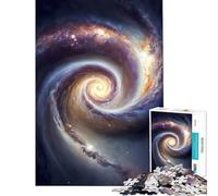 Rompecabezas para Adultos de 1000 Piezas de la Galaxia de Andrómeda Juego desafiante Juguetes relajantes Actividades Familiares Regalo de cumpleaños (tamaño 75x50cm)