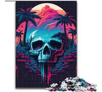 Rompecabezas para Adultos de 1000 Piezas de la Isla Calavera, Juguete de Elefante, Juego Intelectual, Regalo de cumpleaños, decoración de Pared para Mayores de 14 años tamaño 50x75cm