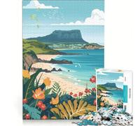 Rompecabezas para Adultos de 1000 Piezas de la Isla de Jeju, Juguete Educativo, para Pasar el Tiempo en Vacaciones, Regalo de cumpleaños, Regalos 38x52cm