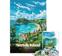 Rompecabezas para Adultos de 1000 Piezas de la Isla Norfolk Australia Juegos Familiares Juguetes adictivos para Cultivar la Paciencia Gran Regalo para los Amantes de los Juegos Regalo de cumpleaños