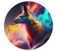 Rompecabezas para Adultos de 1000 Piezas de la Nebulosa Canguro, Rompecabezas Redondo de 1000 Piezas, Juego Interactivo Familiar, Rompecabezas, Juguete Educativo de 67,5 x 67,5 cm.