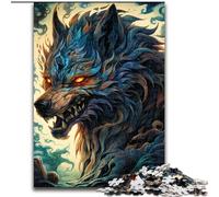 Rompecabezas para Adultos de 1000 Piezas de Lobos, Juego Interactivo Familiar, navideño, Juego de Actividades para Toda la Familia (tamaño: 26x38cm)