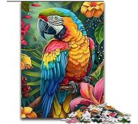 Rompecabezas para Adultos de 1000 Piezas de Loro de la Selva, Juegos educativos, decoración del hogar, Toda la Familia tamaño 26x38cm