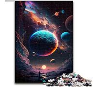 Rompecabezas para Adultos de 1000 Piezas de Madera de un Universo extraño Divertida Actividad para Disfrutar en casa, 50x75cm Una Atractiva Noche de Juegos en Familia