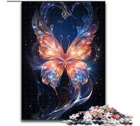 Rompecabezas para Adultos de 1000 Piezas de Mariposa de Otro Universo Hecho de Madera, Juego Familiar Interactivo, Adecuado para Mayores de 14 años 50x75cm para Juego Familiar Interactivo