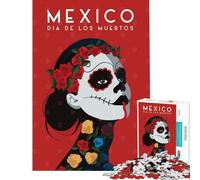 Rompecabezas para Adultos de 1000 Piezas de México Rompecabezas para Adultos Ideal para Pasar el Tiempo en casa Durante Las Vacaciones Regaloss para cumpleaños Navidad y Otras Ocasiones Especiales