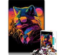 Rompecabezas para Adultos de 1000 Piezas de Red Fox Hitman Gangster Un Juego desafiante Ideal para Regalar a Toda la Familia (tamaño 75x50cm)