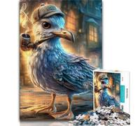 Rompecabezas para Adultos de 1000 Piezas de Sherlock Holmes Gaviota desafiantes Juegos Familiares Juguetes de Bricolaje para decoración de Pared del hogar Regalos de 26x38cm