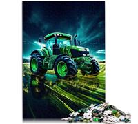 Rompecabezas para adultos de 1000 piezas de tractor agrícola, el rompecabezas es ideal como regalo para toda la familia de 14.95 x 20.47 pulgadas para adolescentes a partir de 14 años
