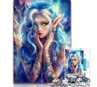 Rompecabezas para Adultos de 1000 Piezas de una Hermosa Chica de Anime ¡Diversión! Cada Pieza es única Juego Familiar desafiante (tamaño 75x50cm)