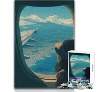 Rompecabezas para Adultos de 1000 Piezas Dejé mi corazón en Japón, Juego Educativo Familiar, decoración, Obra de Arte, Regalo, tamaño 38x52cm