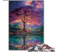 Rompecabezas para Adultos de 1000 Piezas del Árbol de la Vida, Juguete Educativo Intelectual descompresor, Regalo de cumpleaños tamaño 50x75cm