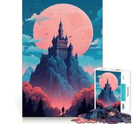 Rompecabezas para Adultos de 1000 Piezas del Castillo de Neuschwanstein Juego Divertido para desarrollar la Mente y el Pensamiento Ideal para el Tiempo Libre y para Celebrar cumpleaños (50x75cm)