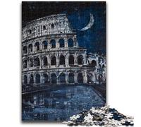 Rompecabezas para Adultos de 1000 Piezas del Coliseo, Juego Familiar para aliviar el estrés, desafío difícil, una Obra de Arte para Mayores de 14 años, 26x38cm