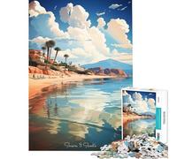 Rompecabezas para Adultos de 1000 Piezas del Famoso Sharm El Sheikh Juego de ingenio Juguetes adictivos para Cultivar la Paciencia Excelentes Regalos y Juguetes para cumpleaños (tamaño 50x75cm)