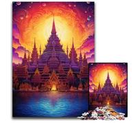 Rompecabezas para Adultos de 1000 Piezas del Gran Palacio de Tailandia. Rompecabezas desafiantes para el hogar Ideal para Fiestas cumpleaños y Noches de Juegos en Familia. 1000 Piezas (38 x 26 cm).