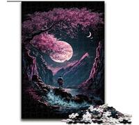 Rompecabezas para Adultos de 1000 Piezas del Monte Fuji, Japón. Tamaño: 26x38cm. Ideal para Parejas, Navidad, Año Nuevo y San Valentín.