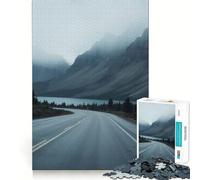 Rompecabezas para Adultos de 1000 Piezas del Parque Nacional Banff,Canadá Arte de Corte preciso Juego cognitivo y Divertido Relajante (38x26cm)