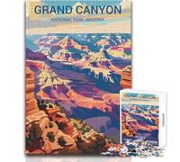 Rompecabezas para Adultos de 1000 Piezas del Parque Nacional del Gran Cañón, Juego Educativo, Regalo de cumpleaños, Regalo de Amigo Secreto, tamaño 50x75cm