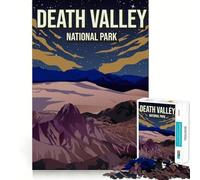 Rompecabezas para Adultos de 1000 Piezas del Parque Nacional del Valle de la Muerte Ideal para Decorar,un Reto Mental,un Regalo para Pasar el rato, cumpleaños o como pasatiempo
