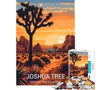 Rompecabezas para Adultos de 1000 Piezas del Parque Nacional Joshua Tree Juegos relajantes Que desafían la Inteligencia Cerebral Juguetes adictivos Un Gran Regalo Actividades Familiares (50x75cm)