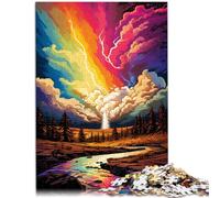 Rompecabezas para adultos de 1000 piezas del Parque Nacional Yellowstone, alivio del estrés, 19.7 x 29.5 pulgadas, decoración perfecta adecuada para adolescentes de 14 años en adelante