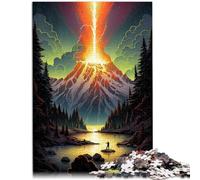 Rompecabezas para Adultos de 1000 Piezas del Parque Nacional Yellowstone de Estados Unidos, Corte de precisión, cumpleaños, 19.7 x 29.5 Pulgadas