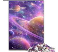Rompecabezas para Adultos de 1000 Piezas del Sistema Solar de la Galaxia, Juguetes educativos, Juegos antiestrés, Regalos y Juguetes geniales (tamaño 50x75cm)