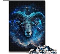 Rompecabezas para Adultos de 1000 Piezas del Universo Aries. Diversión para Adolescentes y familias Navidad (26x38cm).