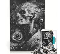 Rompecabezas para Adultos de 1000 Piezas, Descanso Eterno, Fantasía Oscura, Juego Imposible, para Matar el Tiempo en Casa, Cumpleaños y Navidad 38x26cm