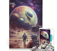 Rompecabezas para Adultos de 1000 Piezas Descubrimientos Astrales, Juguetes antiestrés, Ideal para la interacción Entre Padres e Hijos, cumpleaños 50x75cm
