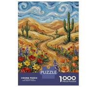 Rompecabezas Para Adultos De 1000 Piezas Desert Landscape with Wildflowers And Saguaro Cacti Rompecabezas Para Adultos Juguetes Antiestrés Análisis Y Lógica Oferta Como Regalos Para Toda La Familia 38