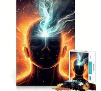 Rompecabezas para Adultos de 1000 Piezas Despertar,Iluminación,Ajuste, Arte,Juego Inteligente,Regalo,Juego Lento, (38x52cm)