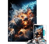 Rompecabezas para Adultos de 1000 Piezas destrucción Total Juego Educativo Juguete desafiante Juegos Familiares desafío difícil Ideas de Regalo (tamaño 38x52cm)