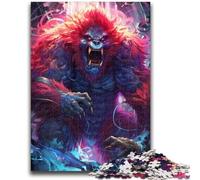 Rompecabezas para Adultos de 1000 Piezas, difícil de completar, con un Gorila Gigante superpoderoso, Juego Educativo Divertido y Divertido para cumpleaños, 26x38cm